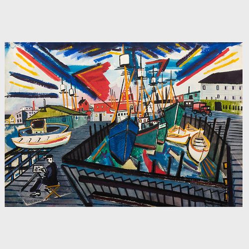 MARGULES DE HIRSH (1899-1965): PORT