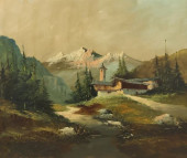 MARI ALPINE MOUNTAIN LANDSCAPE