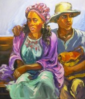 MARIA BUTRAN, OIL ON CANVAS, P