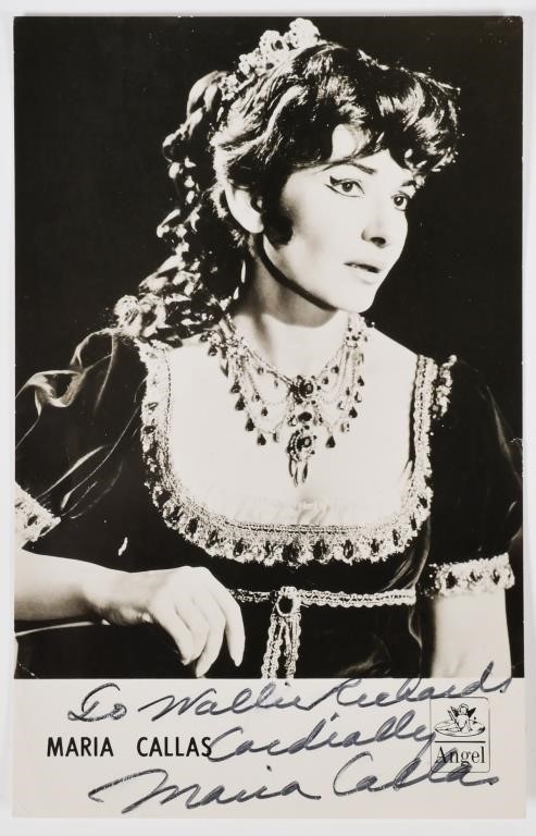MARIA CALLAS SIGNED
