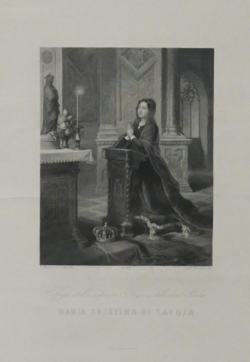 MARIA CRISTINA DI SAVOJA, ITALIAN