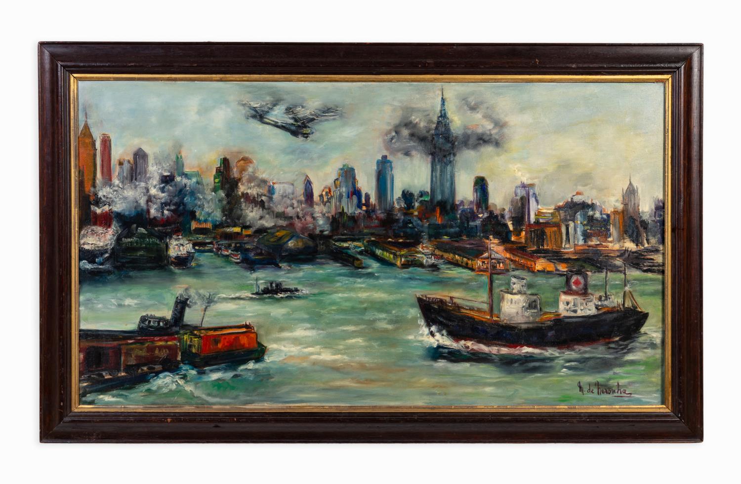 MARIA DE NORONHA, NEW YORK HARBOR