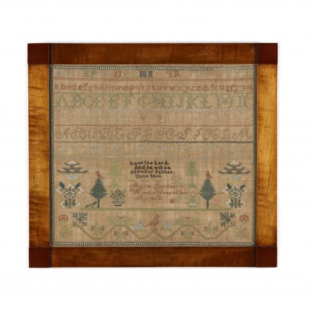 MARIA GARDNER'S FRAMED NEEDLEWORK