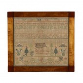 MARIA GARDNER'S FRAMED NEEDLEW