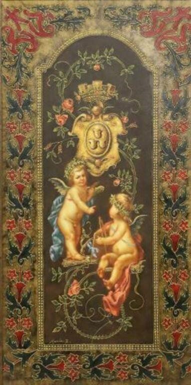 MARIA I. (20TH C.) OIL PAINTING