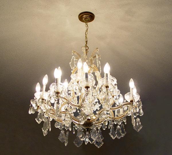 MARIA THERESA CRYSTAL CHANDELIER: