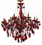 MARIA THERESA STYLE RED CRYSTA