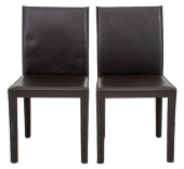 MARIA YEE BROWN FAUX LEATHER D