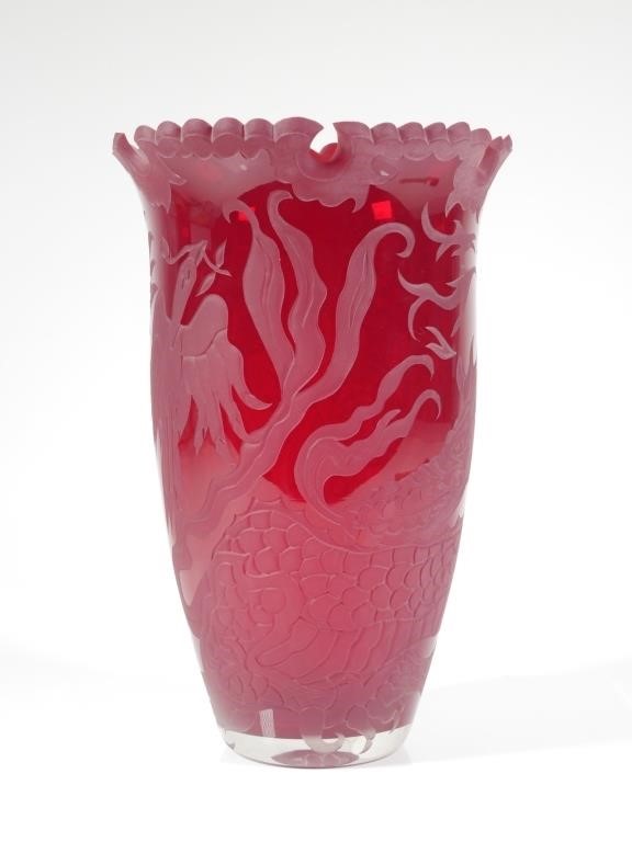 MARIALYCE HAWKE ART GLASS DRAGON
