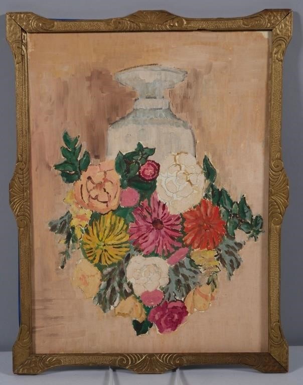 MARIANNA STOCKVIG, OIL ON BOARD,
