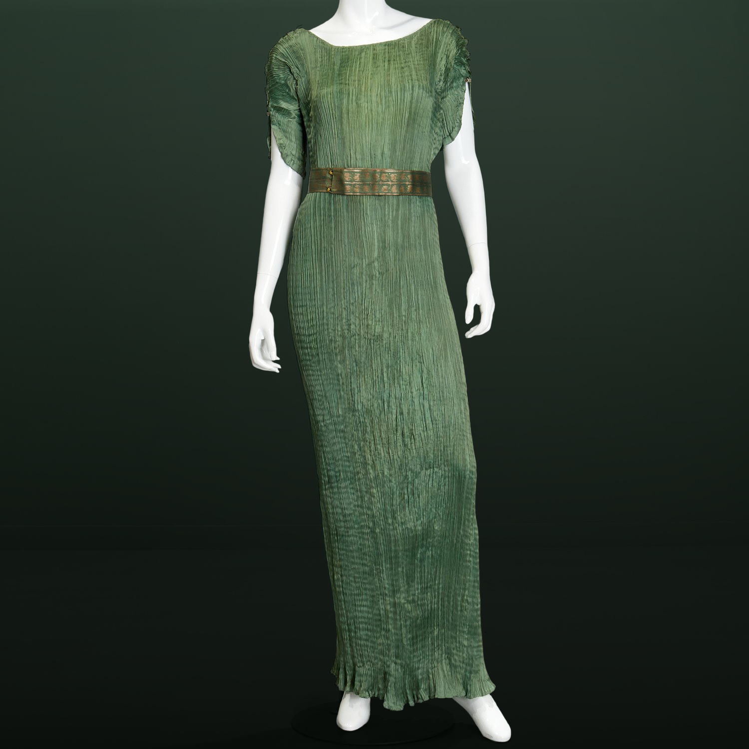 MARIANO FORTUNY GREEN SILK