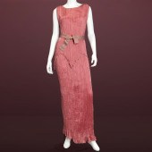 MARIANO FORTUNY ROSE SILK PEPL