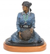 MARIE BARBERA BRONZE SCULPTURE