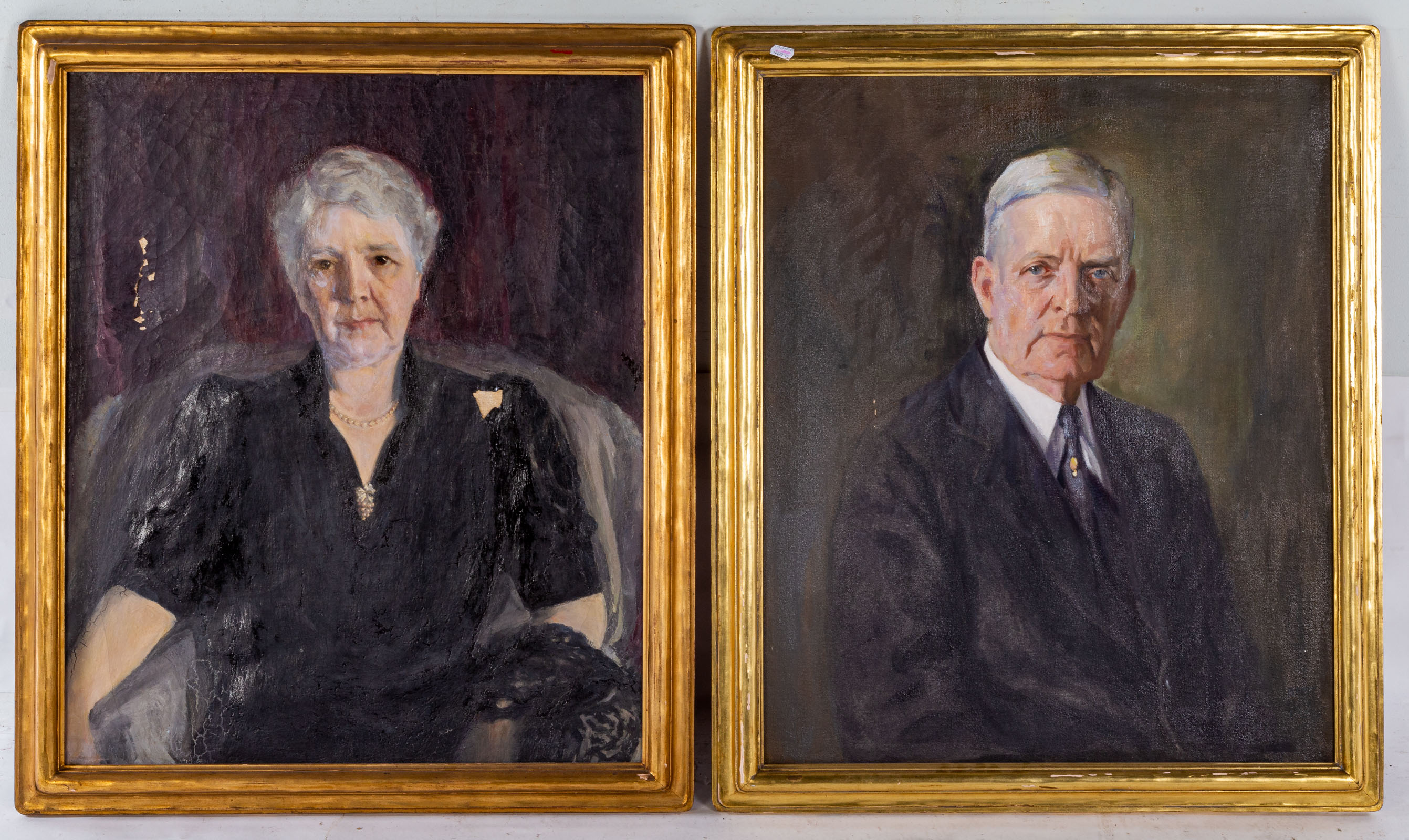 MARIE DEFORD KELLER. PAIR OF