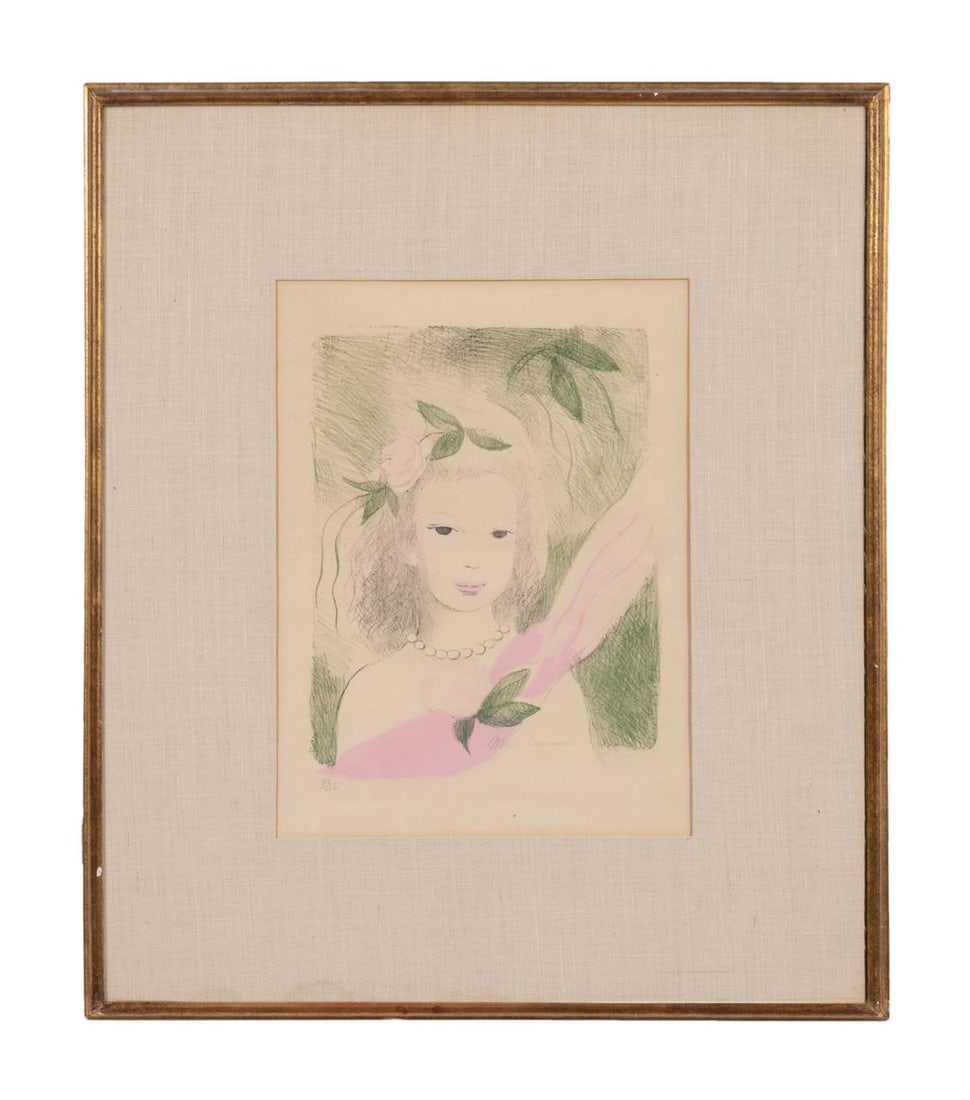 MARIE LAURENCIN 'FILLETTE A LA