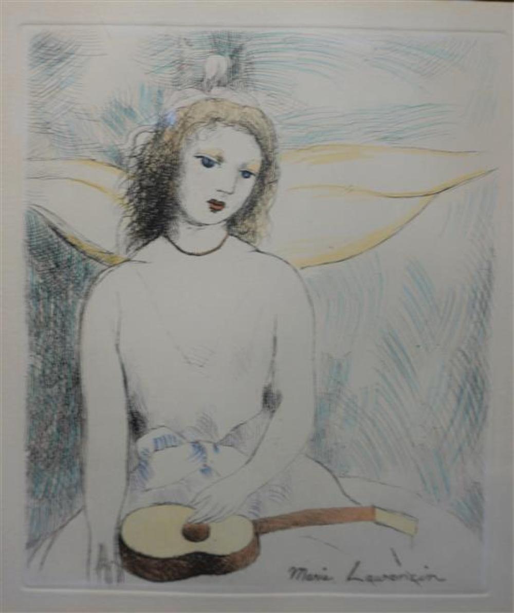 MARIE LAURENCIN 'JEUNE FILLE á LA