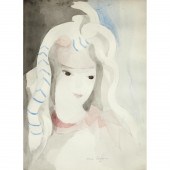MARIE LAURENCIN, WATERCOLOR ON