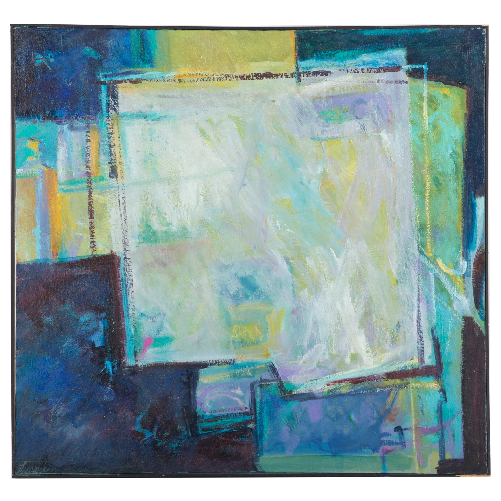 MARIE LINNEKIN. ABSTRACT BLUE,