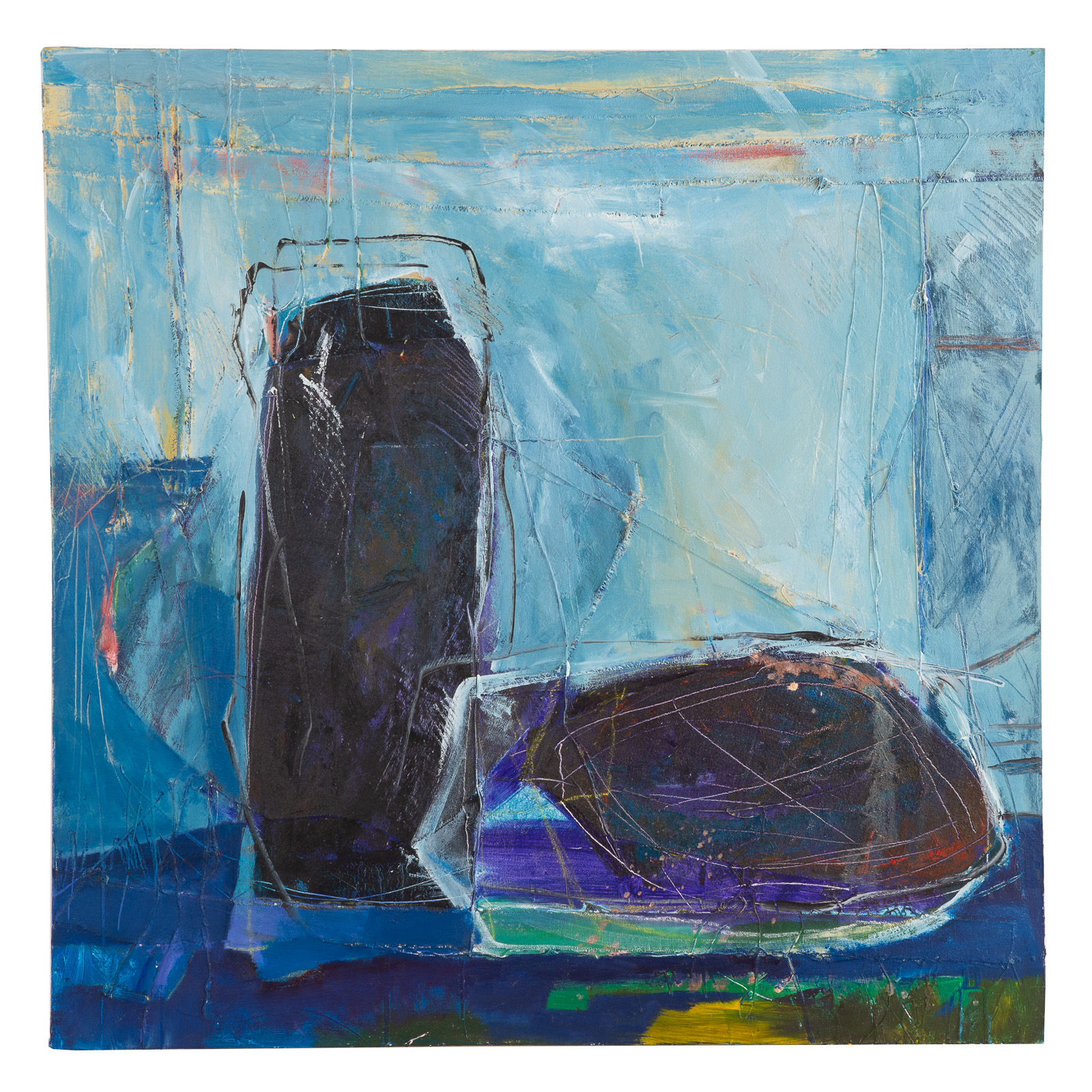 MARIE LINNEKIN. UNNAMED BLUE, MIXED