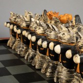 MARIE ROMERO CASH, CHESS SET W