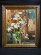 Marilyn Bendell Oil Floral Sti