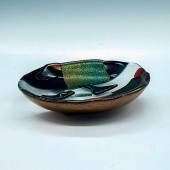 MARILYN CATLOW, ART GLASS DISH