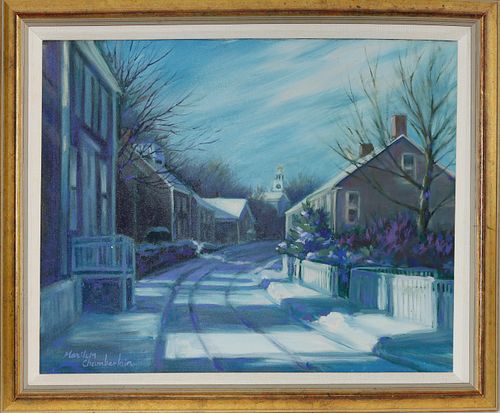 MARILYN CHAMBERLAIN OIL ON CANVAS