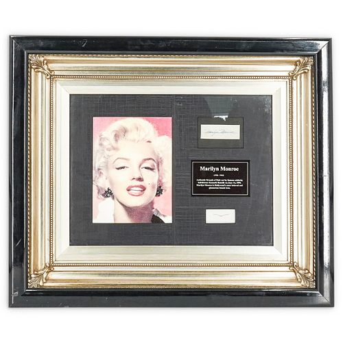 MARILYN MONROE SMALL LOCK OF HAIR &