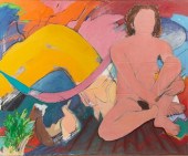 MARILYN PROPP ABSTRACT OIL ON
