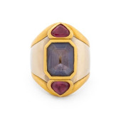 MARINA B 18K GOLD AMETHYST &AM