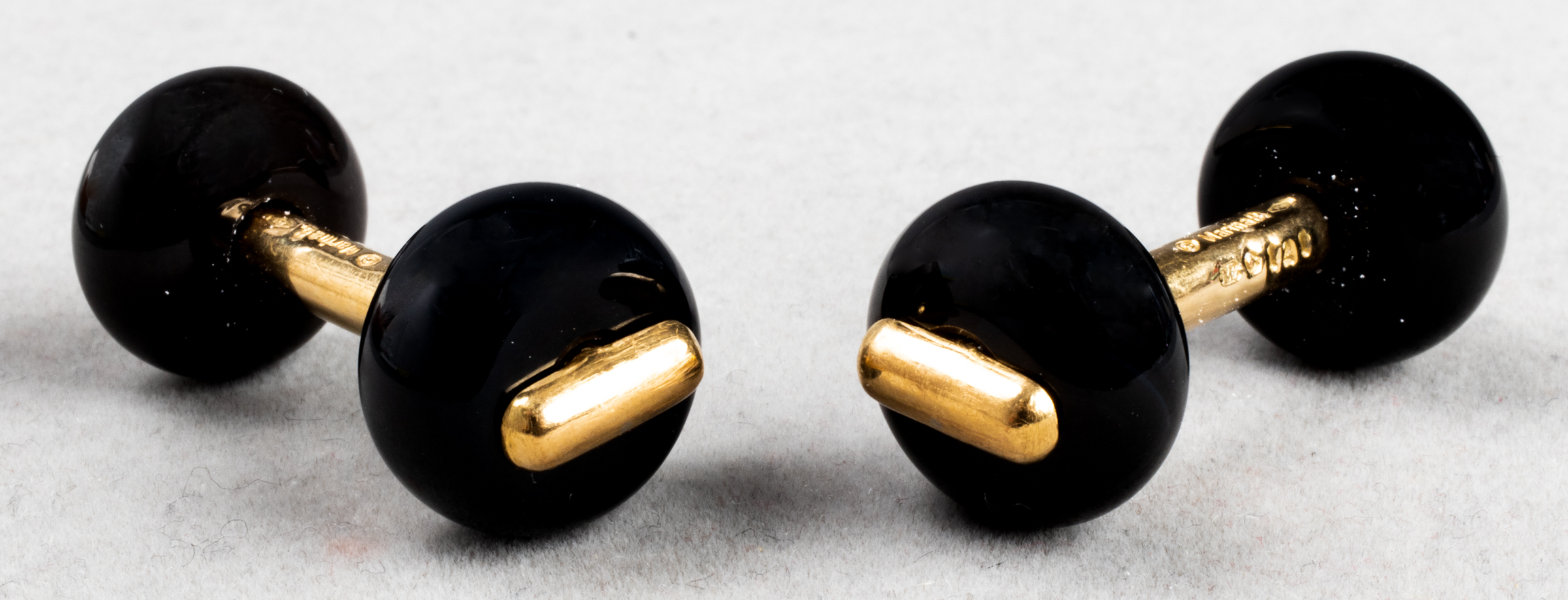 MARINE B. 18K YELLOW GOLD BLACK