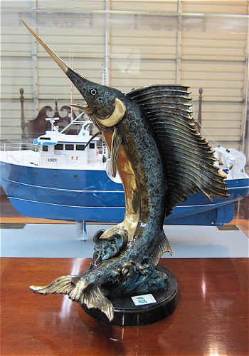 MARINE BRONZE SCULPTURE a
