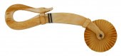 MARINE IVORY SERPENT-FORM PIE