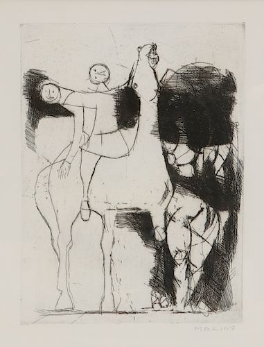 MARINO MARINI, ETCHING,