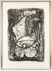 MARINO MARINI SIGNED ABSTRACT