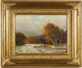 MARINUS GIDDING OIL ON WOOD PA