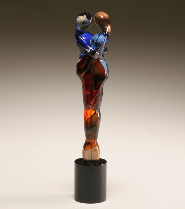 Mario Badioli Murano "Lovers" art