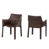 MARIO BELLINI, CAB CHAIRS, MOD