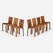 Mario Bellini. Cab chairs, set