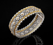 MARIO BUCCELLATI 18K GOLD DIAM