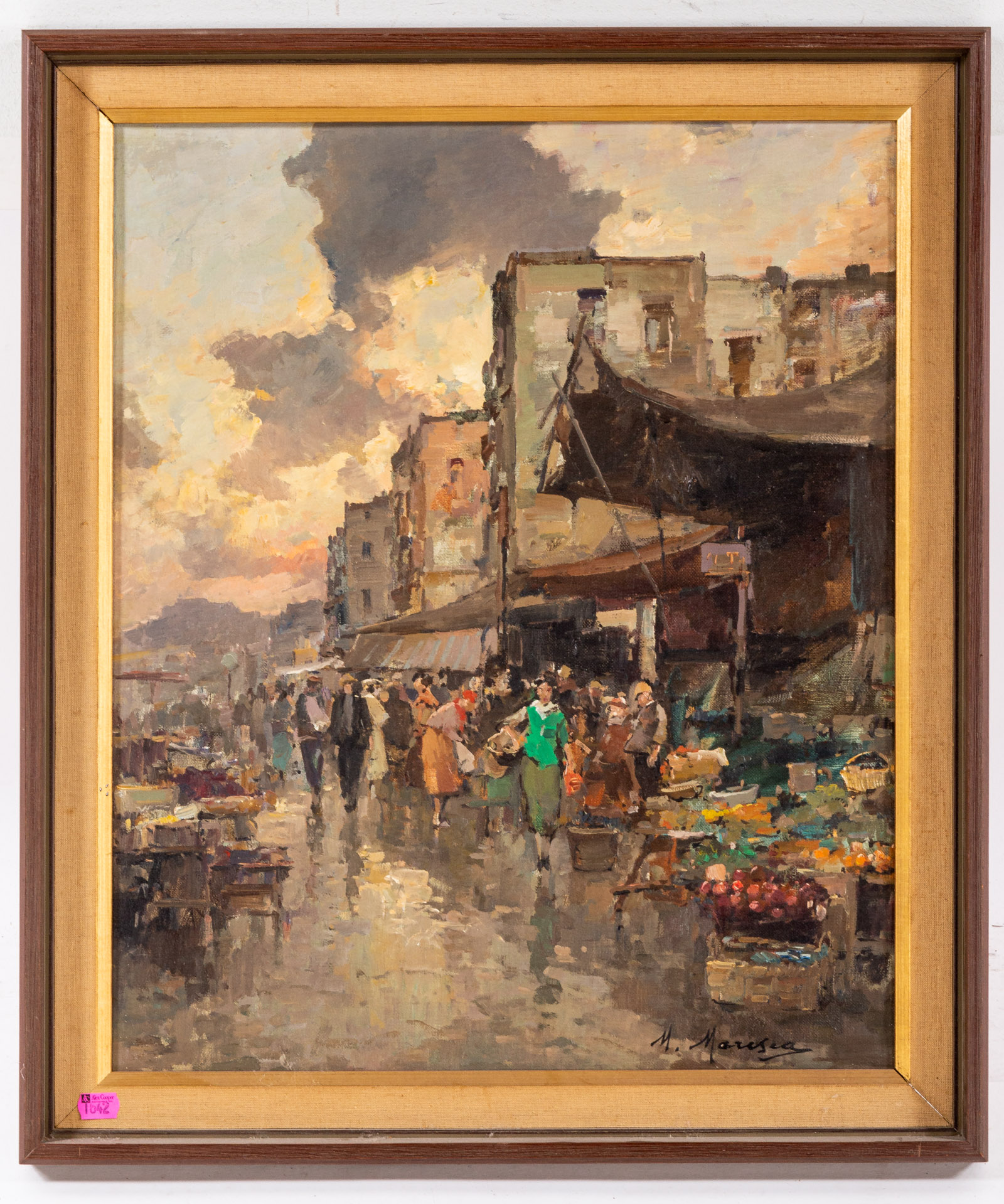 MARIO MARESCA. MERCATO RIONALE, OIL