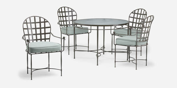 Mario Papperzini. dining set. c.