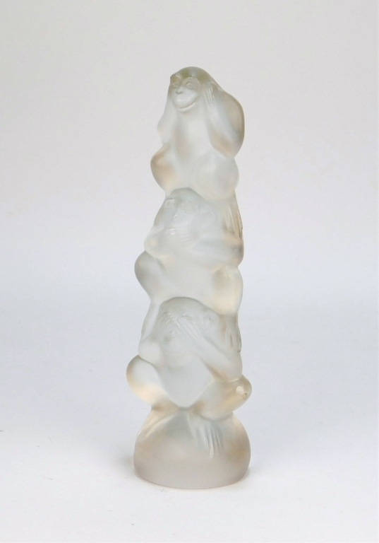 MARIO PETRUCCI FROSTED GLASS MONKEY
