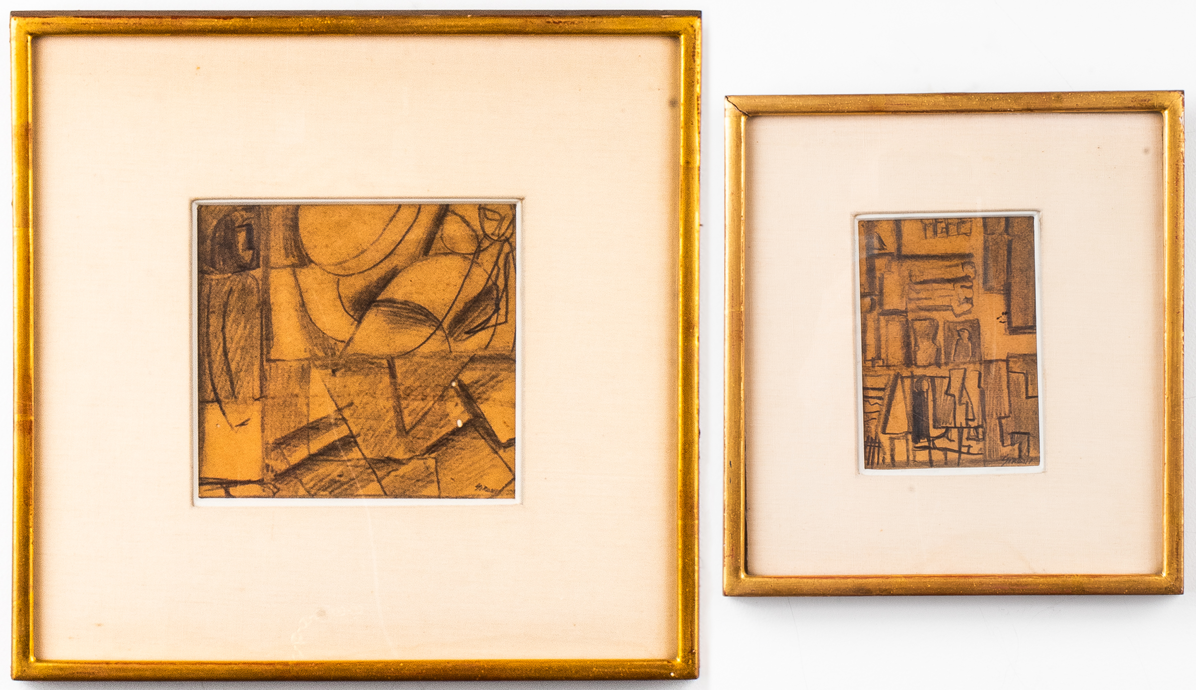 MARIO SIRONI PENCIL DRAWINGS ON