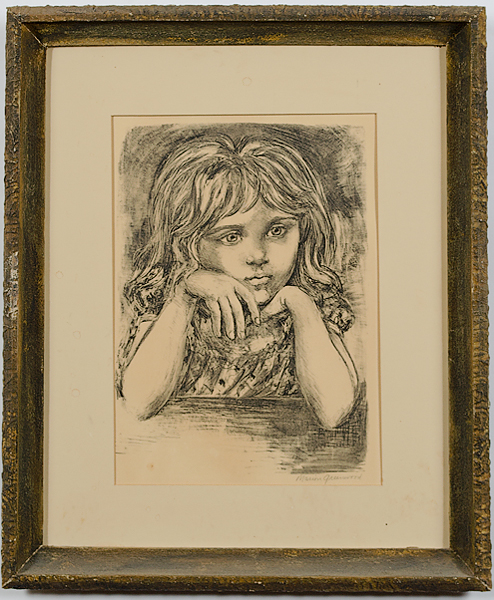 Marion Greenwood WPA Era Lithograph