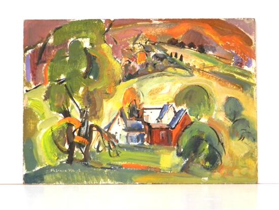 Marion Huse (1896-1967) Oil on
