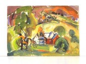 Marion Huse (1896-1967) Oil on