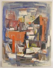 Marion Huse (1896-1967) Oil on