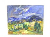 Marion Huse (1896-1967) oil on