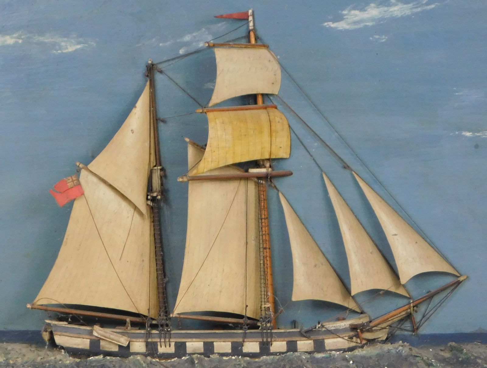 MARITIME DIORAMA, LATE 19TH/20TH